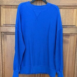 Aerie Blue Crewneck Sweater